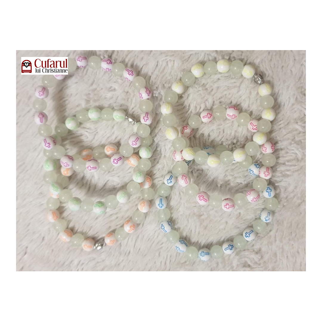 Brăţări fosforescente pe elastic cod 4094