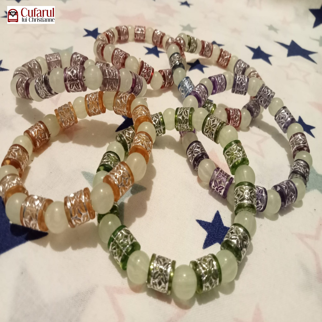 Brăţări fosforescente pe elastic cod 4091